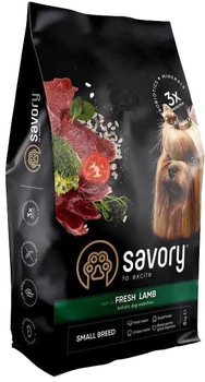 Sucha karma dla dorosłych psów małych ras Savory Small Breed Fresh Lamb 8 kg (4820232630334)