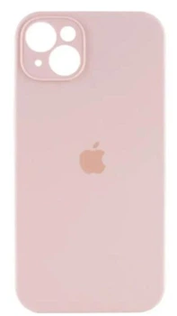 Чохол Silicone Premium case з захистом камери для iPhone 14 Full Camera Protective chalk pink 2852
