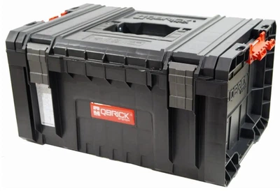 Ящик для інструментів Qbrick System PRO Toolbox 2.0 для домашньої майстерні та гаражу Органайзер з захистом від води та пилу Чорно-червоний