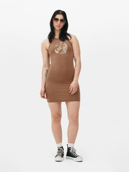 Сукня Primark какао з принтом SVBFB533 S