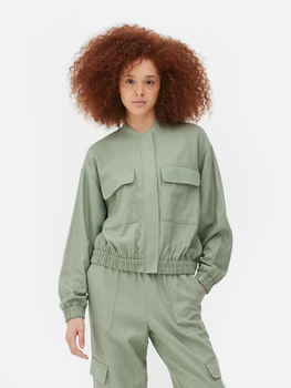Бомбер Primark світло-зелений DNXQY272 XL