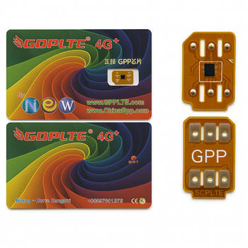 Чип GDPLTE-GPP 4G/LTE для разблокировки iPhone 6–16 Pro Max | QPE+IMSI | iOS 16-18.5 | eSIM поддержка