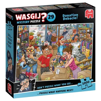 Пазл Jumbo Wasgij Mystery 29 – Donation Debacle! 1000 елементів (1110100513 )