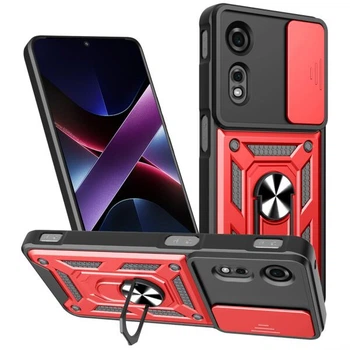 Чехол с защитой камеры Deexe Armor Shield для ZTE Nubia Neo 2 - Red