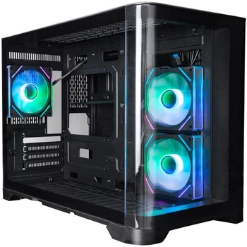 Корпус 1stPlayer uv6-bk-2fc7r-1fc7 Black без бп