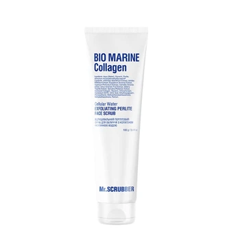 Відлущувальний перлітовий скраб для обличчя Mr.Scrubber Bio Marine Collagen з колагеном і клітинною водою,100 ml