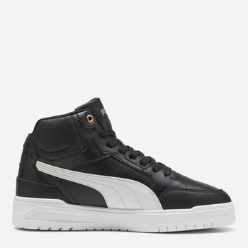 Чоловічі демісезонні черевики Puma Shuffle Downtown Mid 40259804 43 (9UK) 28 см Black/White/Gold (4069156781627)