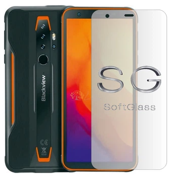 Мягкое стекло для Blackview Bv 6300 pro на экран полиуретановое SoftGlass