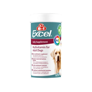 Витамины для взрослых собак 8in1 Excel Multi Vitamin Adult мультивитамин 70 шт