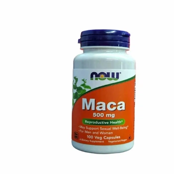Мака перуанская NOW Maca 500mg 100caps натуральная добавка