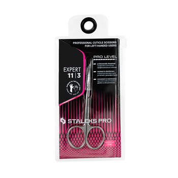 Staleks Pro Expert 11 Type 3 - профессиональные ножницы для левши, для кутикулы