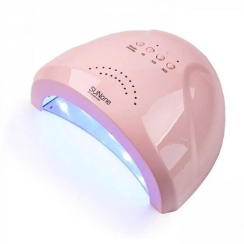 Лампа SUNone UV/LED 48W (розовая) для гель-лака и маникюра