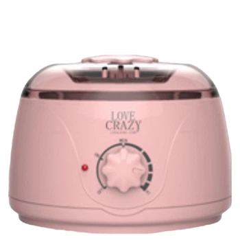 Баночный воскоплав Love Crazy Pro Wax 300 100W 450 мл (розовый) для депиляции и разогрева воска