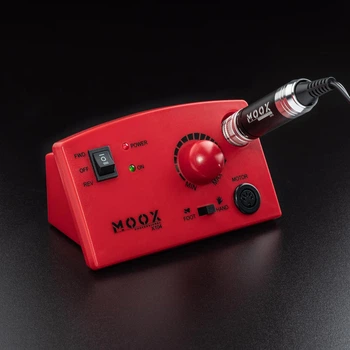 Фрезер Мокс X104 на 65W - 45000 об/мин (красный/red) для снятия материала и обработки кутикулы