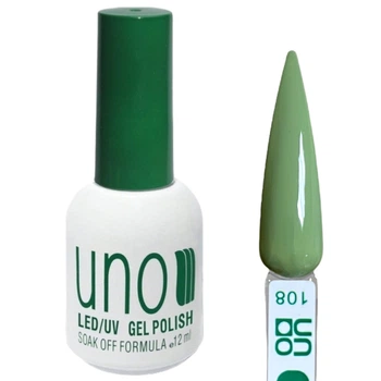 Гель лак Color Gel Polish для ногтей, 12ml Оливковый №108