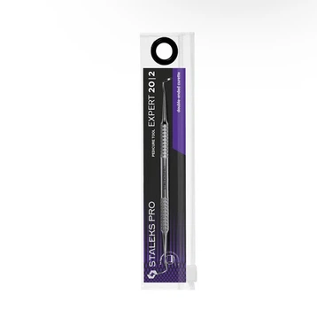 Staleks Pro Expert 20/2 двухсторонняя педикюрная кюретка из нержавеющей стали