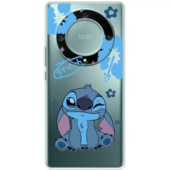 Силиконовый Прозрачный Чехол с Картинкой для Huawei Honor Magic 5 Lite 5G Принт (Стич, Stitch) (49512-ysp002)