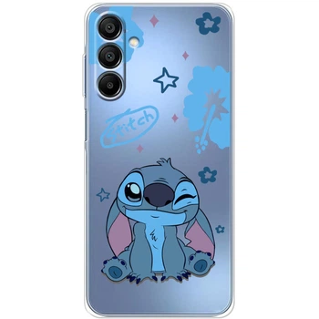 Силиконовый Прозрачный Чехол с Картинкой для Samsung Galaxy A16 5G (A166) Принт (Стич, Stitch) (59173-ysp002)