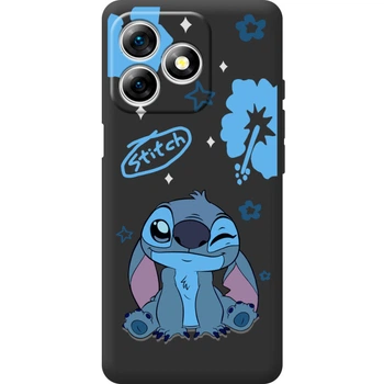 Силиконовый Черный Чехол с Картинкой для Ulefone Note 18 Pro Принт (Стич, Stitch) (65171-ysb012)