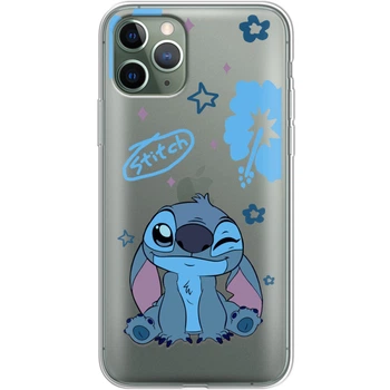 Силиконовый Прозрачный Чехол с Картинкой для IPhone 11 Pro Принт (Стич, Stitch) (38189-ysp002)