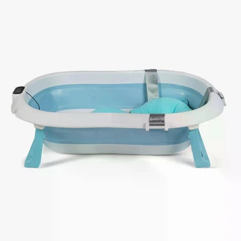 Складная ванночка для купания Lionelo Turquoise с термометром и подушкой