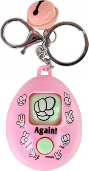 Брелок LEAN Toys Гра папір-камінь-ножиці Рожевий (5905323216297)