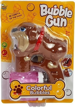 Pistolet do baniek mydlanych LEAN Toys Pies Buldog 5029 (5907625588867)