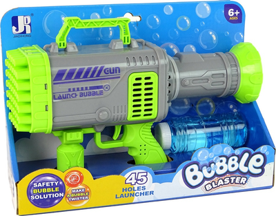 Pistolet do baniek mydlanych LEAN Toys Zielony 15373 (5905515357609)