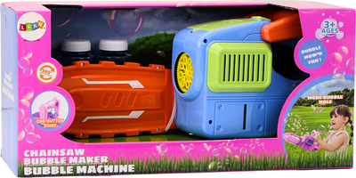 Maszynka do baniek mydlanych LEAN Toys Piła łańcuchowa Niebieska 18461 (5905991021216)