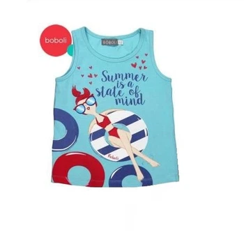 Майка для девочки Boboli 823362 92 см Голубой