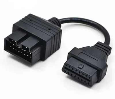Переходник для сканера на KIA 20 pin на 16 pin OBD2 Автомобилем, Делфи, TCS, Multidiag, K-Lin