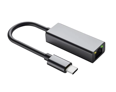 Адаптер USB 3.0 Type-C to RJ45 1000/100 Mbps Gigabit LAN мережевий адаптер мережна карта