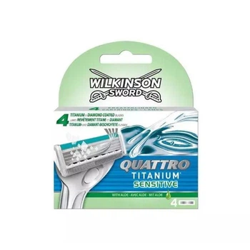 Леза Wilkinson Quattro 4шт