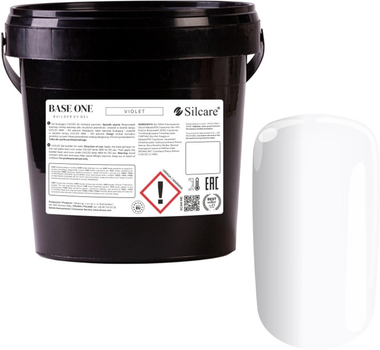 Гель для нарощування нігтів Silcare Base One Violet 1 кг (5902560554403)