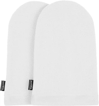 Рукавички косметичні для парафінотерапії, білі "Luxe Spa" - MAKEUP Thick Paraffin Wax Mitts Therapy Spa White 2шт (1200534-27235298)