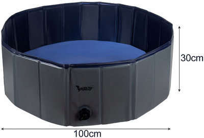 Басейн для собак XXL 100x30см Purlov