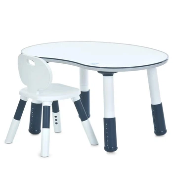 Столик дерев'яний зі стільчиком Bambi M 6179, Blue