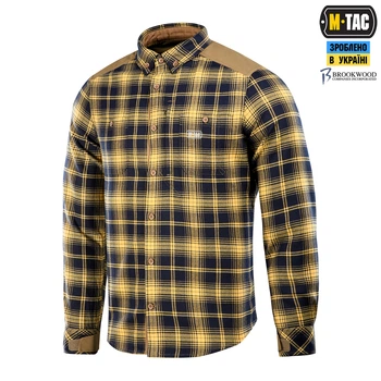 Рубашка M-Tac Redneck Cotton Navy Blue/Yellow L/R 20072015-L/R