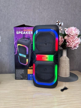 Портативна акустика-валіза MS-2039BT 50 Вт з Bluetooth, FM-радіо, USB, SD, світломузкою й акумулятором
