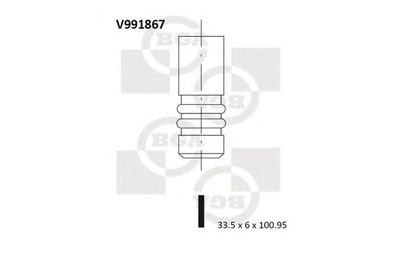 Клапан ГБЦ BGA (V991867)