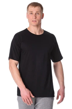 Футболка чоловіча 202 NEW 4.5XL Cornette чорна 5XL