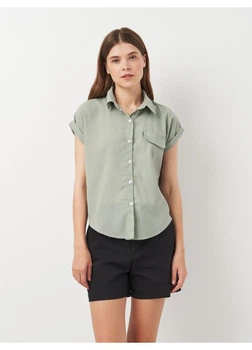 Рубашка H&M XS Мятный 0-2346