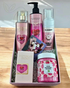 Подарочный набор косметики No Brand в стиле Victoria's Secret Eau So Sexy 5 в 1