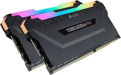 Память для настольных компьютеров Corsair 64 GB (2x32GB) DDR4 3600 MHz Vengeance RGB Pro (CMW64GX4M2D3600C18)