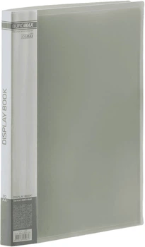 Папка пластиковая Buromax A4 30 файлов Серая (BM.3611-09)
