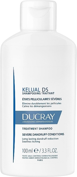 Szampon Ducray Kelual DS przeciw uporczywemu łupieżowi i łojotokowemu zapaleniu skóry 100 ml (3282770140453 / 3282779051231)