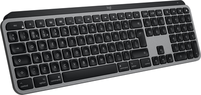 Klawiatura bezprzewodowa Logitech MX Keys S dla MAC Wireless Space Grey (920-011637)