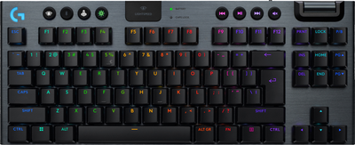 Klawiatura bezprzewodowa Logitech G915 TKL X Lightspeed Switch-Tactile Wireless/Bluetooth/USB Black (920-012721)