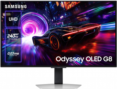 Монітор 32" Samsung Odyssey OLED G8 G81SF 4K 240Hz Gaming Monitor (LS32FG812SIXCI)