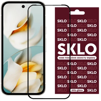 Скло захисне SKLO.glass 3D на Google Pixel 9a Чорний